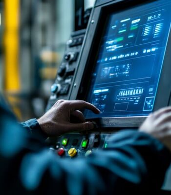 Interface tactile embarquée pour le pilotage d’un système industriel